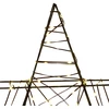 3D Kalėdų žvaigždė 120 LED Šilta balta 55 x 53,5 x 10 cm
