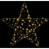 3D Kalėdų žvaigždė 120 LED Šilta balta 55 x 53,5 x 10 cm
