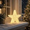 3D Kalėdų žvaigždė 50 LED Šilta balta 55 x 53,5 x 10 cm