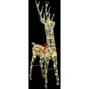 3D reindžeras su 140 LED Šilta balta 128 cm PET