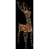 3D reindžeras su 140 LED Šilta balta 70 x 41 x 128 cm Ratanas