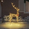 3D Kalėdų elnias LOVIISA 250 LED Šilta balta 96 x 40 x 180 cm