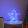 3D žvaigždė 50 LED Mėlyna 55 x 53.5 x 10 cm Akrilas