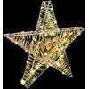 3D žvaigždė su 50 LED Šilta balta 55 x 52.5 x 9 cm PET