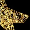 3D žvaigždė su 50 LED Šilta balta 55 x 52.5 x 9 cm Ratanas