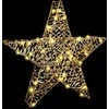 3D žvaigždė su 50 LED Šilta balta 55 x 52.5 x 9 cm PET