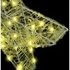 3D žvaigždė su 50 LED Šilta balta 55 x 53.5 x 10 cm Akrilas