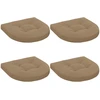 4 dalių sėdynės pagalvėlės 4 vnt. 100% poliesteris Taupe