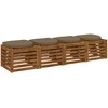 4 dalių sėdynės pagalvėlės 4 vnt. 100% poliesteris Taupe