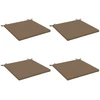 4 dalių sėdynės pagalvėlės SOEST 4 vnt. 100% poliesteris Taupe