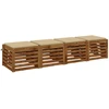 4 dalių sėdynės pagalvėlės SOEST 4 vnt. 100% poliesteris Smėlio
