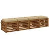 4 dalių sėdynės pagalvėlės SOEST 4 vnt. 100% poliesteris Smėlio