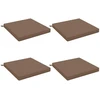 4 dalių sėdynės pagalvėlės SOEST 4 vnt. 100% poliesteris Taupe
