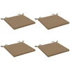 4 dalių sėdynės pagalvėlės SOEST 4 vnt. 100% poliesteris Taupe