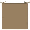4 dalių sėdynės pagalvėlės SOEST 4 vnt. 100% poliesteris Taupe