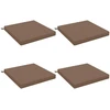 4 dalių sėdynės pagalvėlės SOEST 4 vnt. 100% poliesteris Taupe
