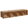 4 dalių sėdynės pagalvėlės SOEST 4 vnt. 100% poliesteris Smėlio