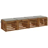 4 dalių sėdynės pagalvėlės SOEST 4 vnt. 100% poliesteris Pilka