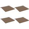 4 dalių sėdynės pagalvėlės SOEST 4 vnt. 100% poliesteris Taupe