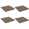 4 dalių sėdynės pagalvėlės SOEST 4 vnt. 100% poliesteris Taupe