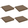 4 dalių sėdynės pagalvėlės SOEST 4 vnt. 100% poliesteris Taupe