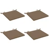 4 dalių sėdynės pagalvėlės SOEST 4 vnt. 100% poliesteris Taupe