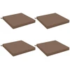4 dalių sėdynės pagalvėlės SOEST 4 vnt. 100% poliesteris Taupe