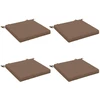 4 dalių sėdynės pagalvėlės SOEST 4 vnt. 100% poliesteris Taupe