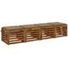 4 dalių sėdynės pagalvėlės SOEST 4 vnt. 100% poliesteris Taupe