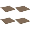4 dalių sėdynės pagalvėlės SOEST 4 vnt. 100% poliesteris Taupe