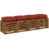 4 dalių sėdynės pagalvėlės VIANEN 4 pcs 100% poliesteris
