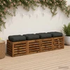 4 dalių sėdynės pagalvėlės VIANEN 4 pcs 100% poliesteris