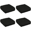4 dalių sėdynės pagalvėlės VIANEN 4 pcs 100% poliesteris Juoda