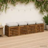 4 dalių sėdynės pagalvėlės VIANEN 4 pcs 100% poliesteris Balta