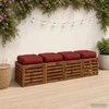 4 dalių sėdynės pagalvėlės VIANEN 4 pcs 100% poliesteris