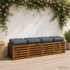 4 dalių sėdynės pagalvėlės VIANEN 4 pcs 100% poliesteris Mėlyna