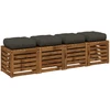 4 dalių sėdynės pagalvėlės VIANEN 4 pcs 100% poliesteris