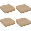 4 dalių sėdynės pagalvėlės VIANEN 4 pcs 100% poliesteris Smėlio