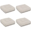 4 dalių sėdynės pagalvėlės VIANEN 4 pcs 100% poliesteris Balta
