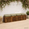 4 dalių sėdynės pagalvėlės VIANEN 4 pcs 100% poliesteris