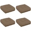 4 dalių sėdynės pagalvėlės VIANEN 4 vnt. 100% poliesteris Taupe