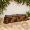 4 dalių sėdynės pagalvėlės VIANEN 4 vnt. 100% poliesteris Taupe