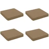 4 dalių sėdynės pagalvėlės VUGHT 4 vnt. 100% poliesteris Taupe