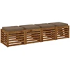 4 dalių sėdynės pagalvėlės VUGHT 4 vnt. 100% poliesteris Taupe