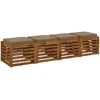 4 dalių sėdynės pagalvėlės VUGHT 4 vnt. 100% poliesteris Taupe