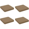 4 dalių sėdynės pagalvėlės VUGHT 4 vnt. 100% poliesteris Taupe