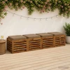 4 dalių sėdynės pagalvėlės VUGHT 4 vnt. 100% poliesteris Taupe