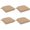 4 dalių sėdynių pagalvėlės SOEST 4 pcs 100% poliesteris Smėlio