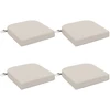 4 dalių sėdynių pagalvėlės SOEST 4 pcs 100% poliesteris Balta