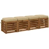 4 dalių sėdynių pagalvėlės SOEST 4 pcs 100% poliesteris Smėlio